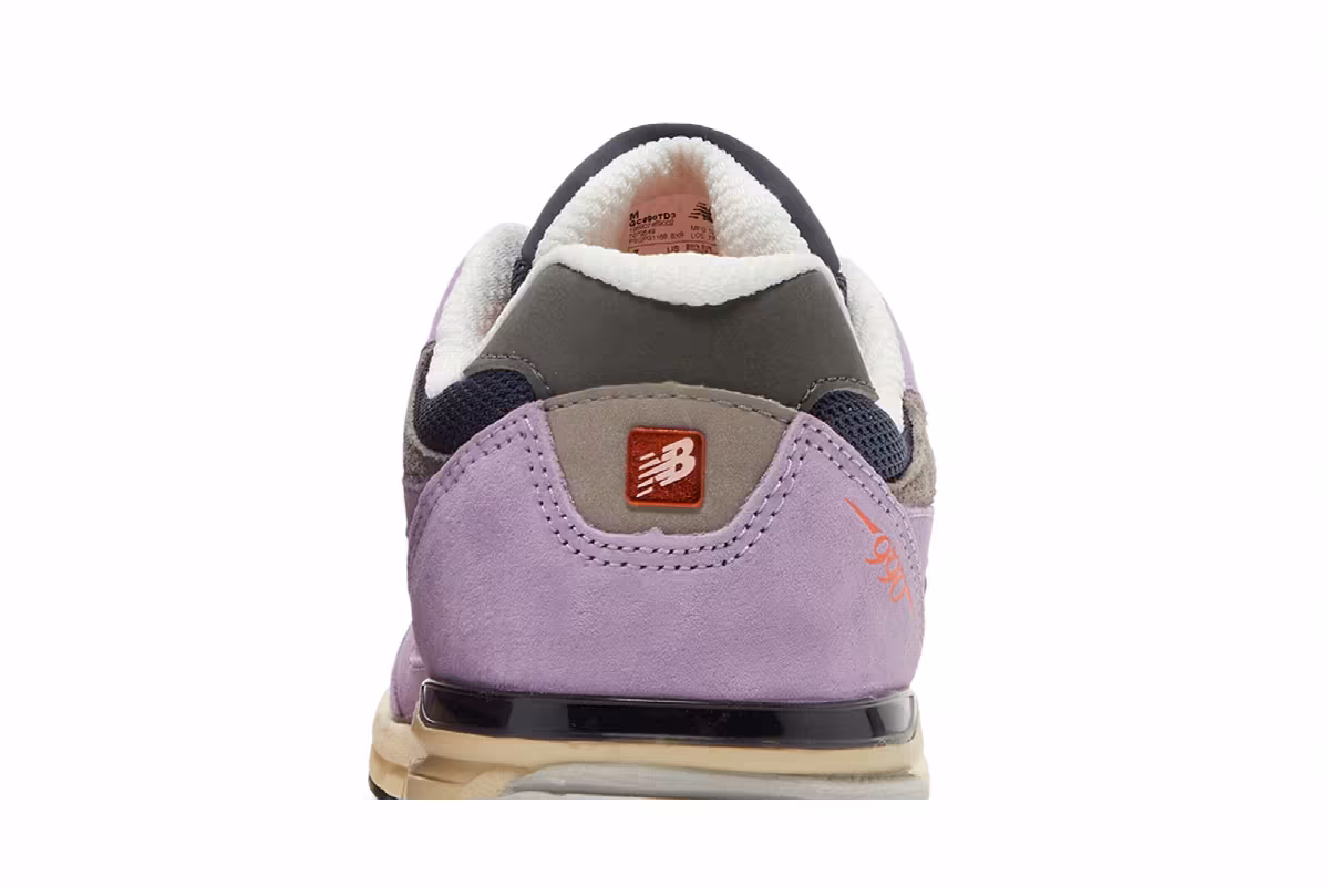 New Balance Teddy Santis x 990v3 Big Kid Raw Amethyst, view 8