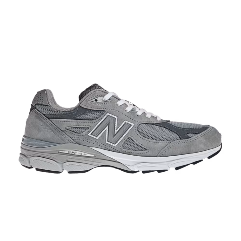 New Balance 990v3 Made in USA 2E Wide'Grey White' Grey White