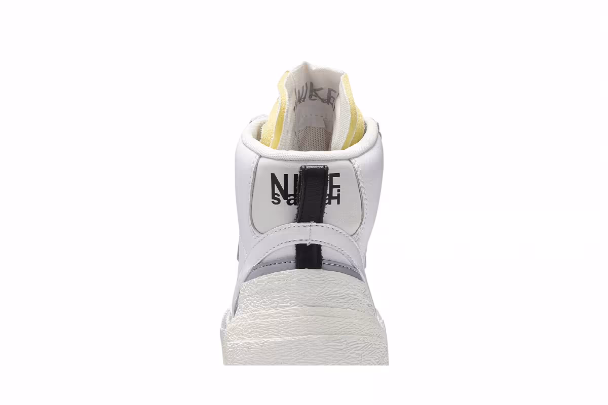sacai x Nike Blazer Mid White Grey, view 8