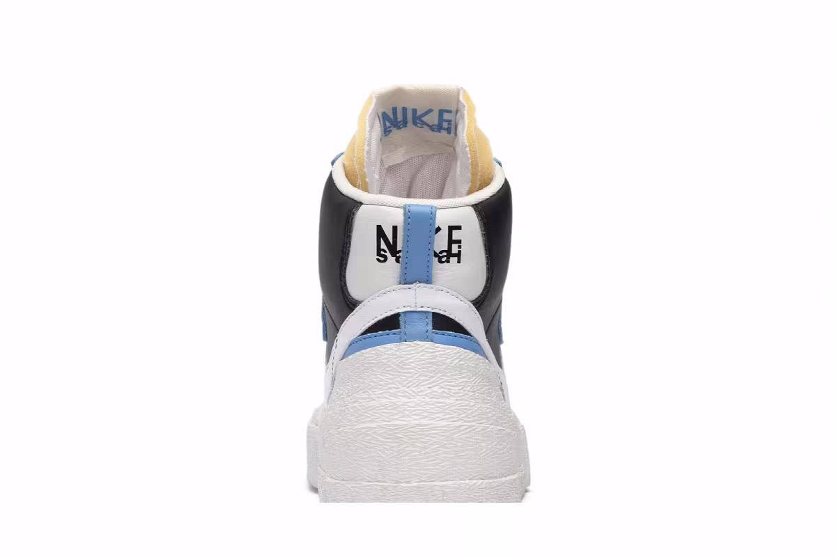 sacai x Nike Blazer Mid Black Blue, view 8