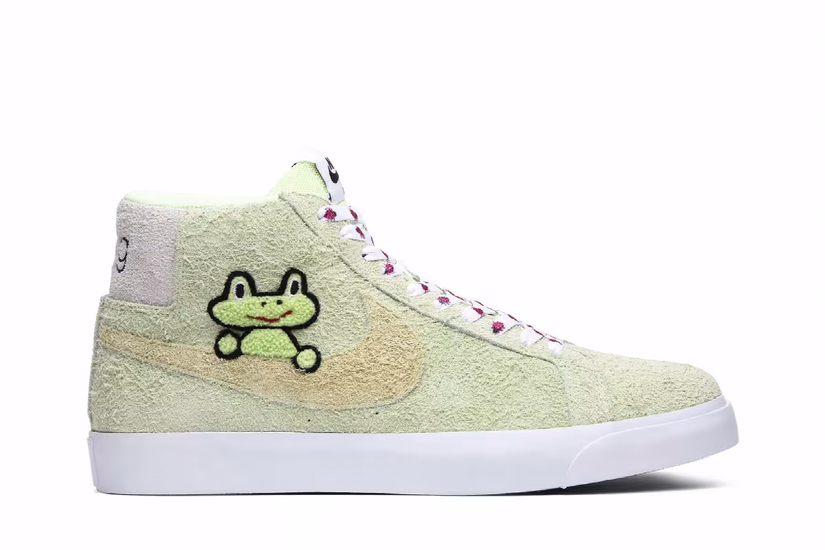 Frog Skateboards x Nike Blazer Mid SB QS Frog Skateboards, view 2