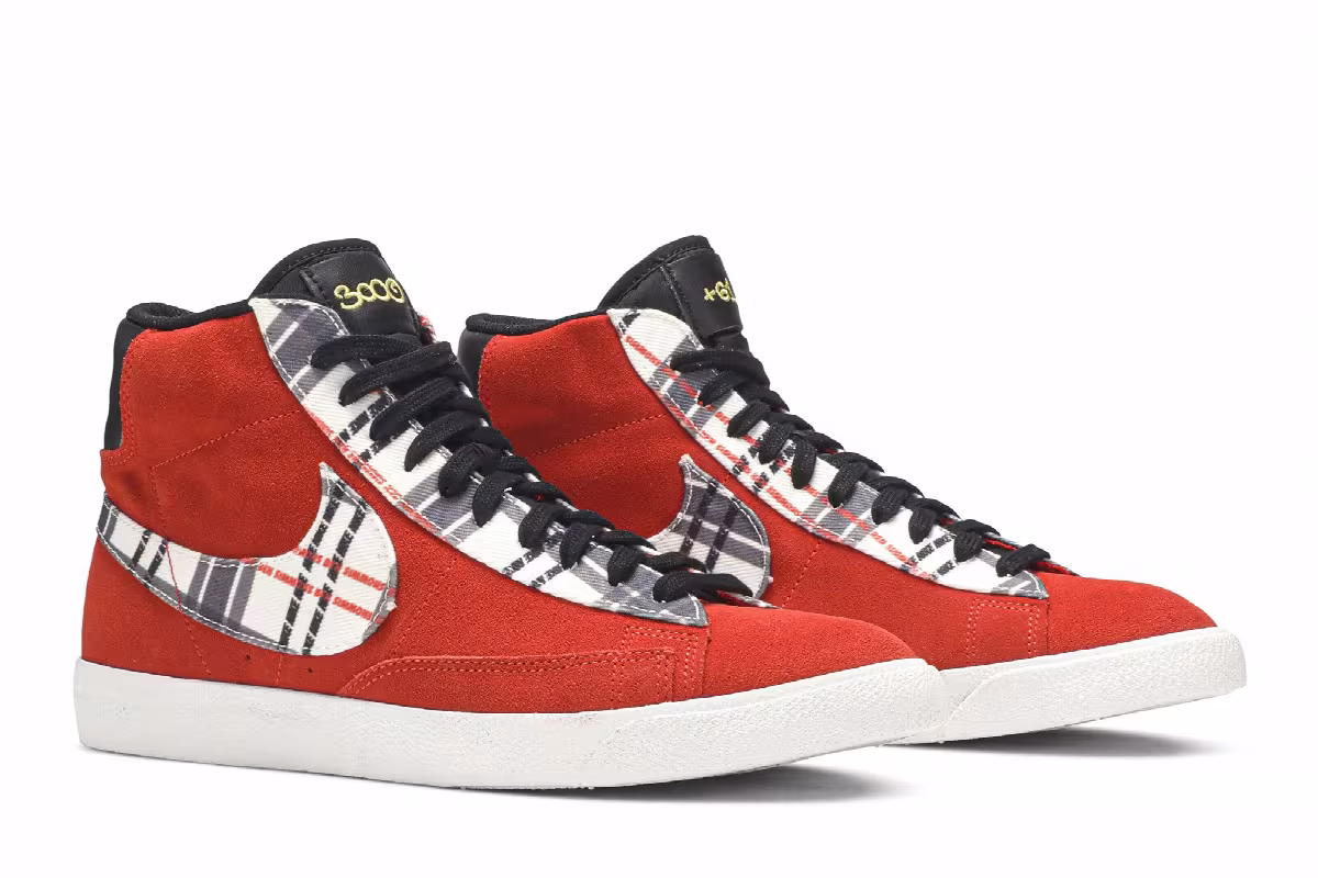 Ben Simmons x Nike Blazer Mid Premium Plaid, view 9
