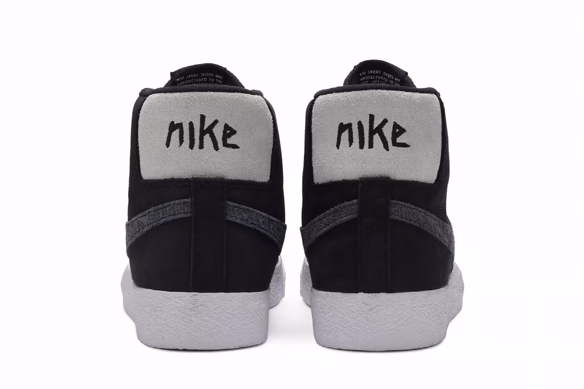 Gnarhunters x Nike Zoom Blazer Mid SB Black, view 7