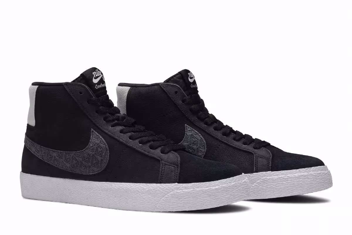 Gnarhunters x Nike Zoom Blazer Mid SB Black, view 9