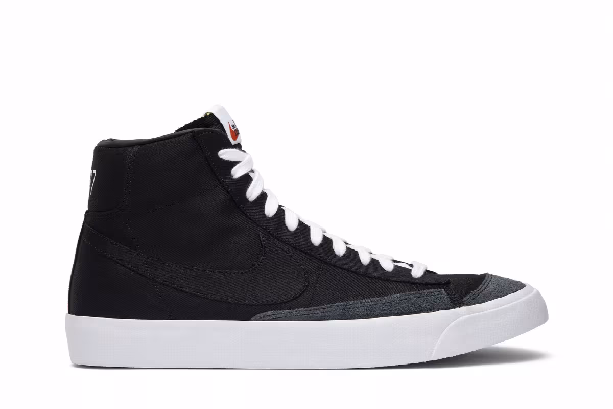 Nike Blazer Mid Black, view 2