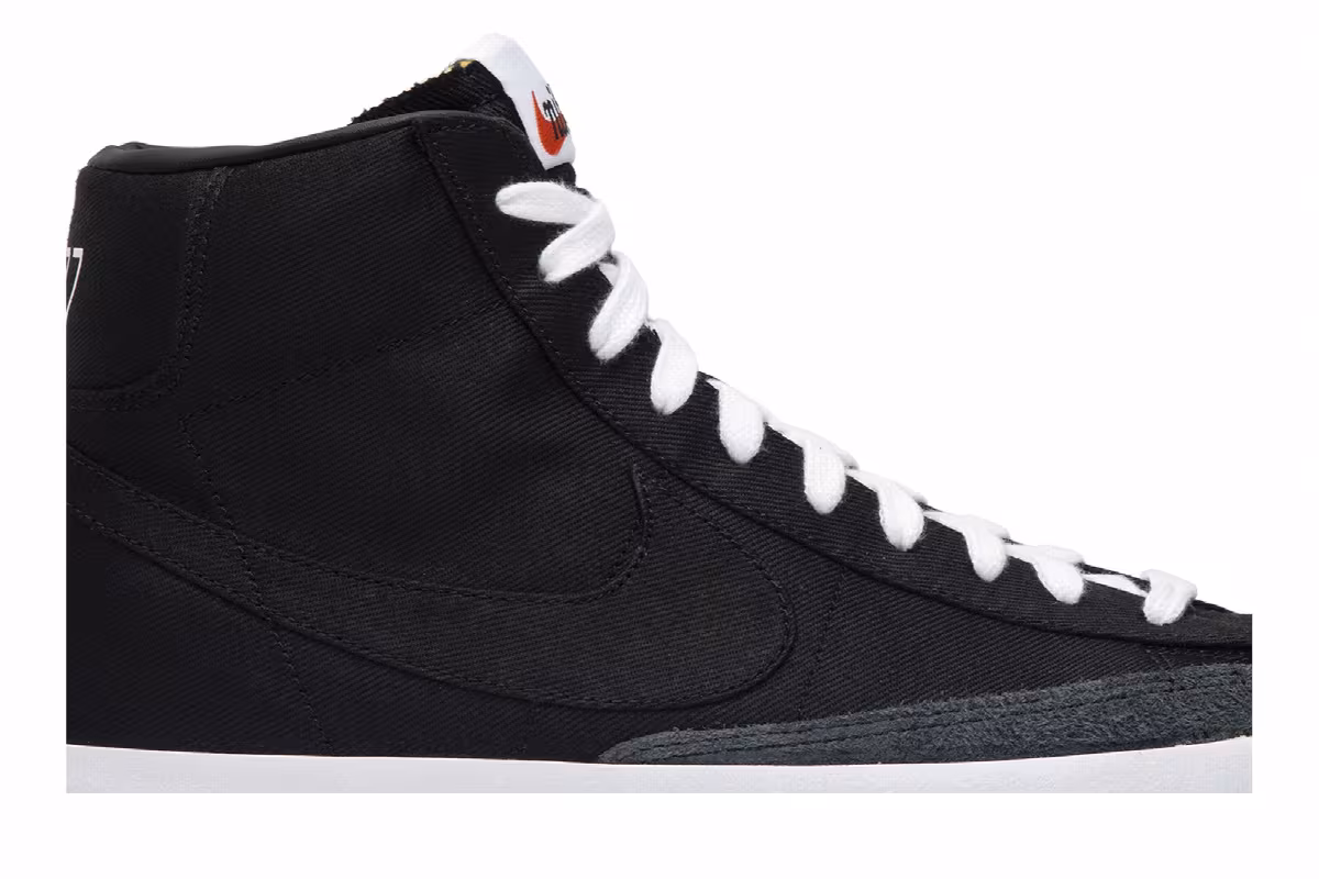 Nike Blazer Mid Black, view 3