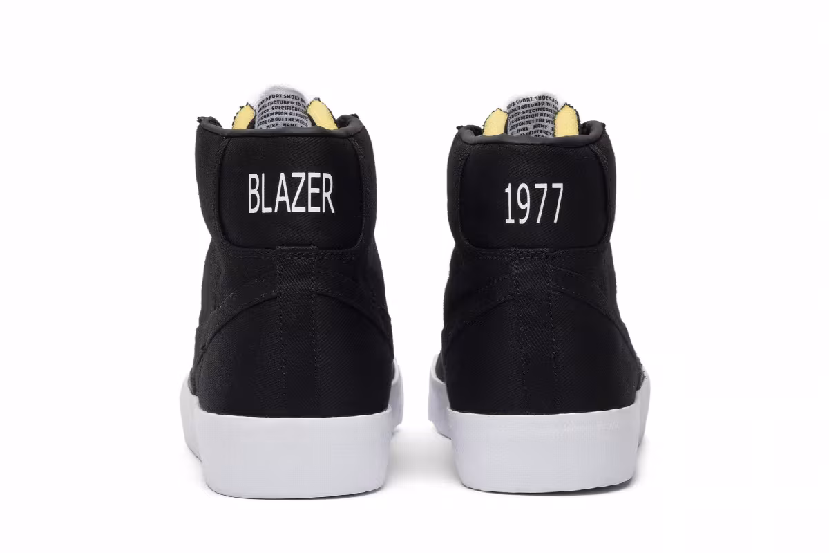 Nike Blazer Mid Black, view 7