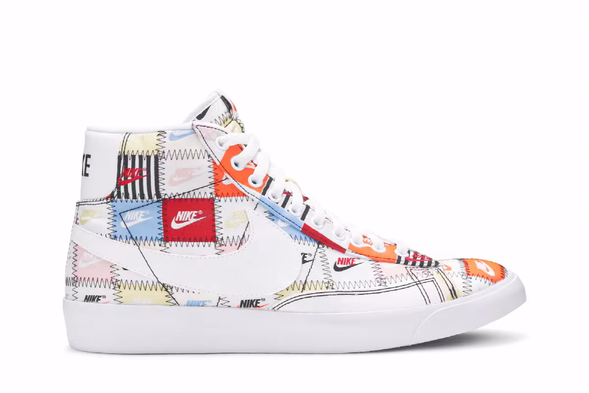 Nike Blazer Mid Patchwork, view 2