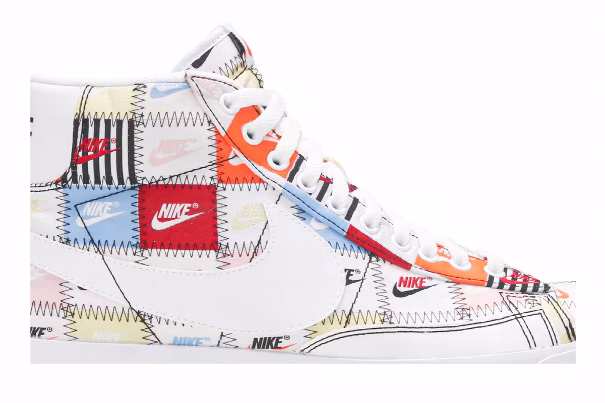 Nike Blazer Mid Patchwork, view 3