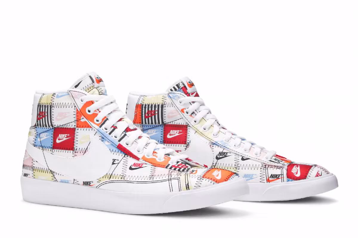 Nike Blazer Mid Patchwork, view 9