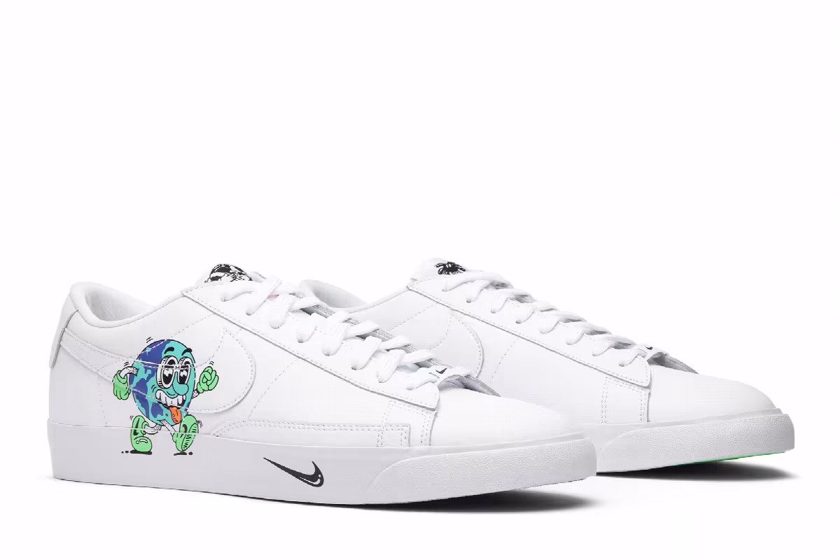 Steven Harrington x Nike Blazer Low Flyleather QS Earth Day, view 9