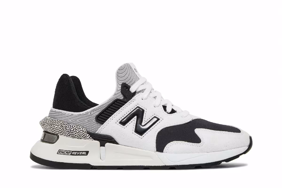 New Balance Women's 997 Sport White Black, view 2