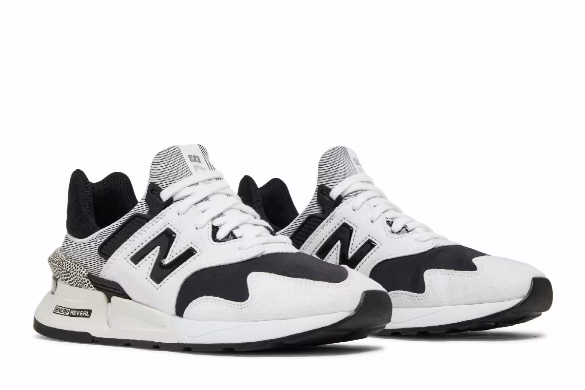 New Balance Women's 997 Sport White Black, view 9
