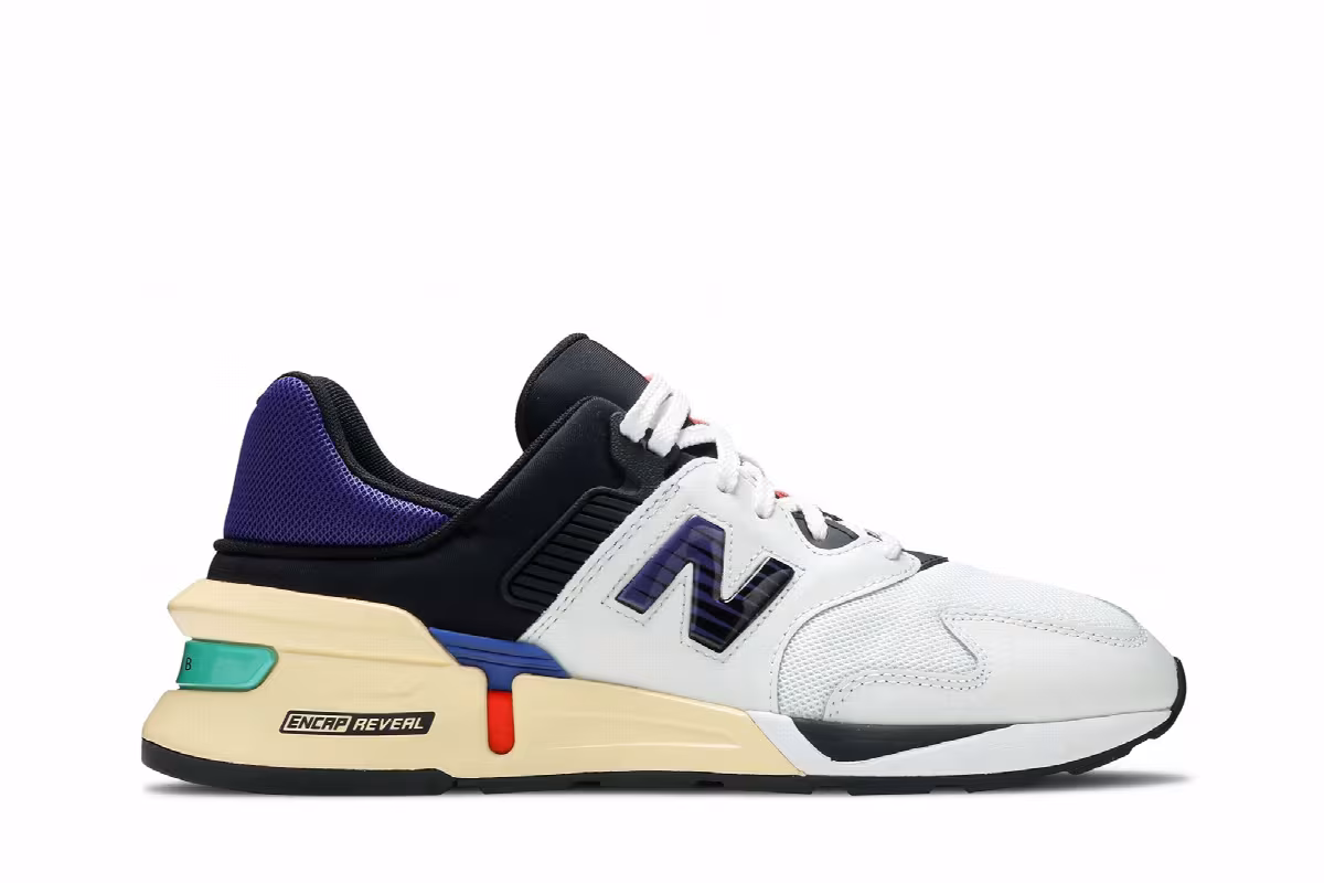 New Balance 997 Sport Munsell White Blue, view 2
