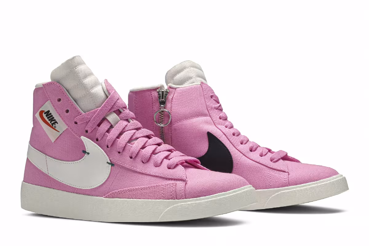 Nike Women's Blazer Rebel Mid Pink, view 9