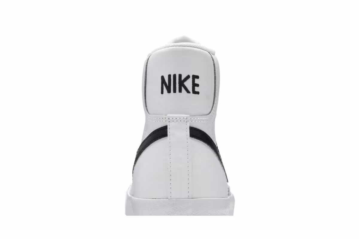 Nike Blazer Mid White Black, view 8