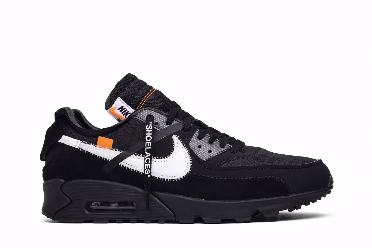 Off-White x Nike Air Max 90 Black, view 2