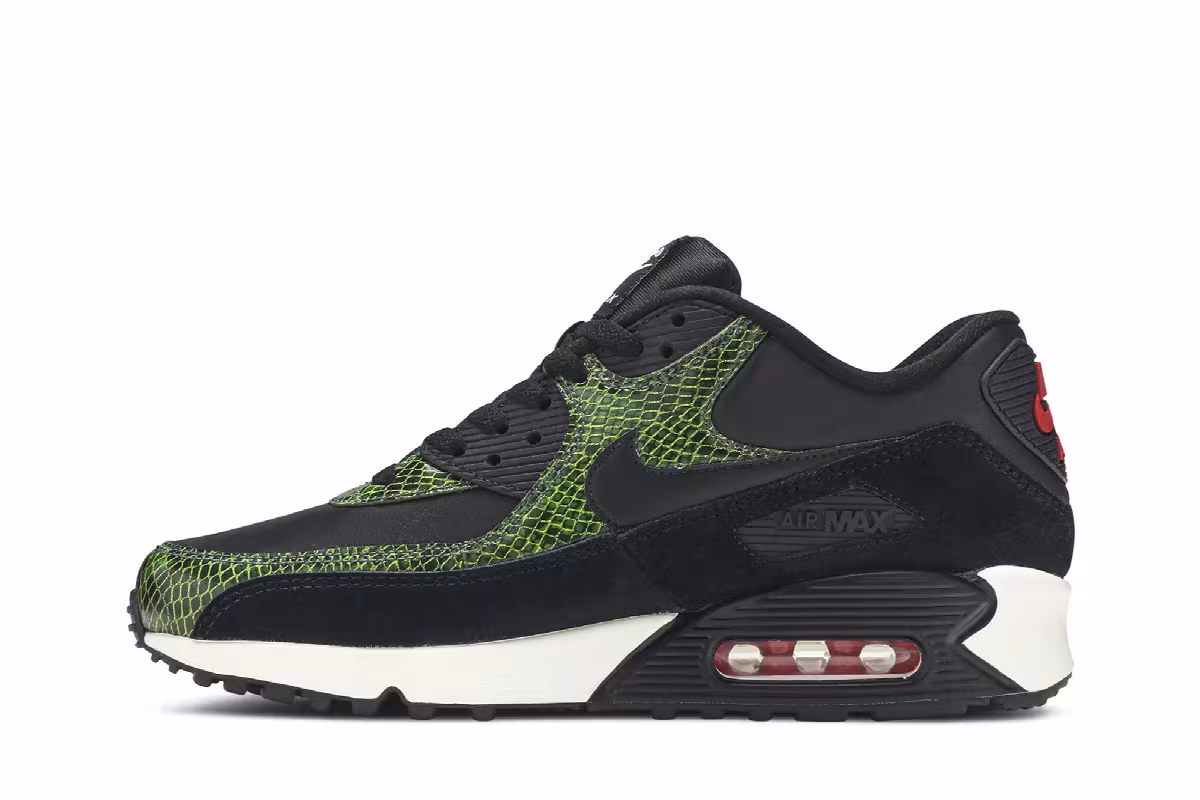 Nike Air Max 90 Green Python, view 4