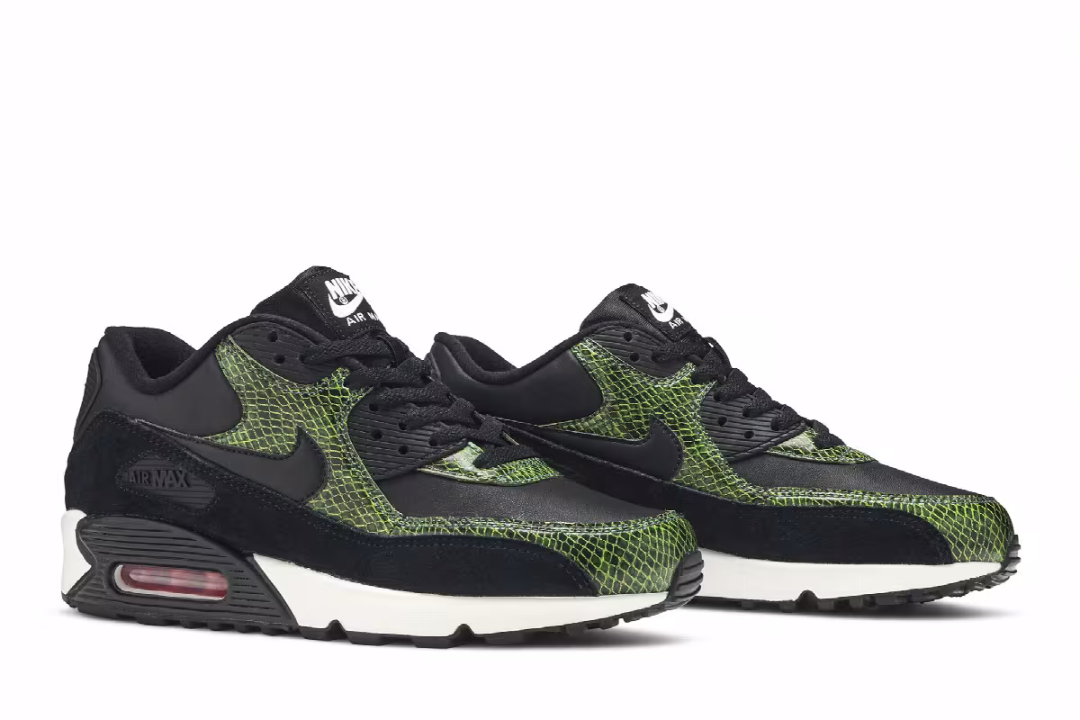 Nike Air Max 90 Green Python, view 9