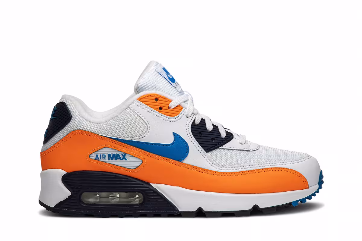 Nike Air Max 90 Orange Blue, view 2