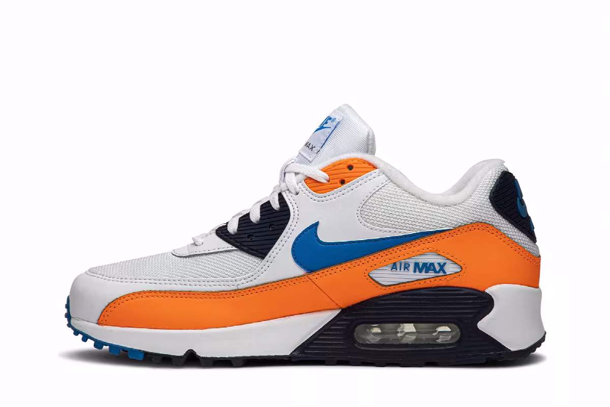 Nike Air Max 90 Orange Blue, view 4