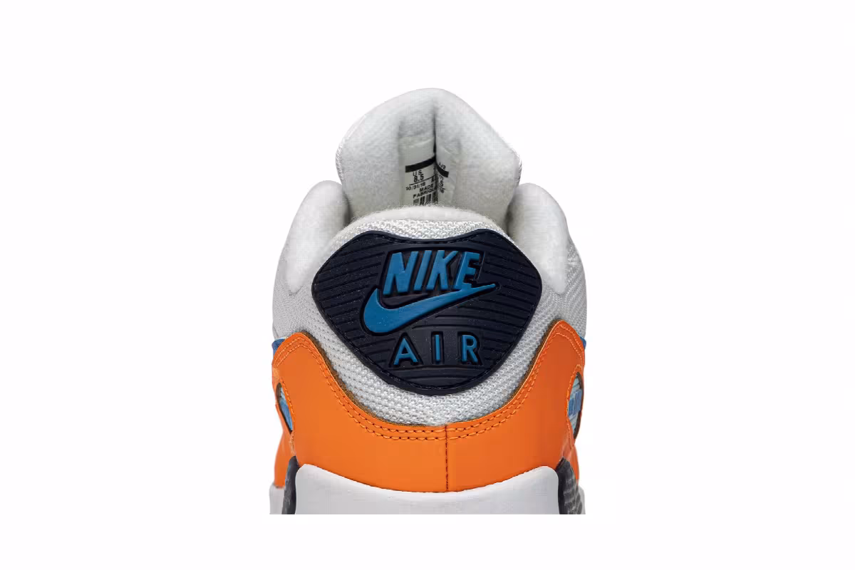 Nike Air Max 90 Orange Blue, view 8