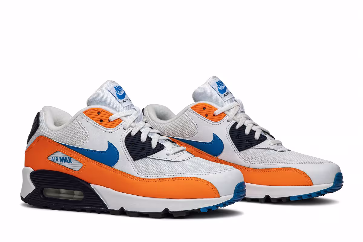 Nike Air Max 90 Orange Blue, view 9