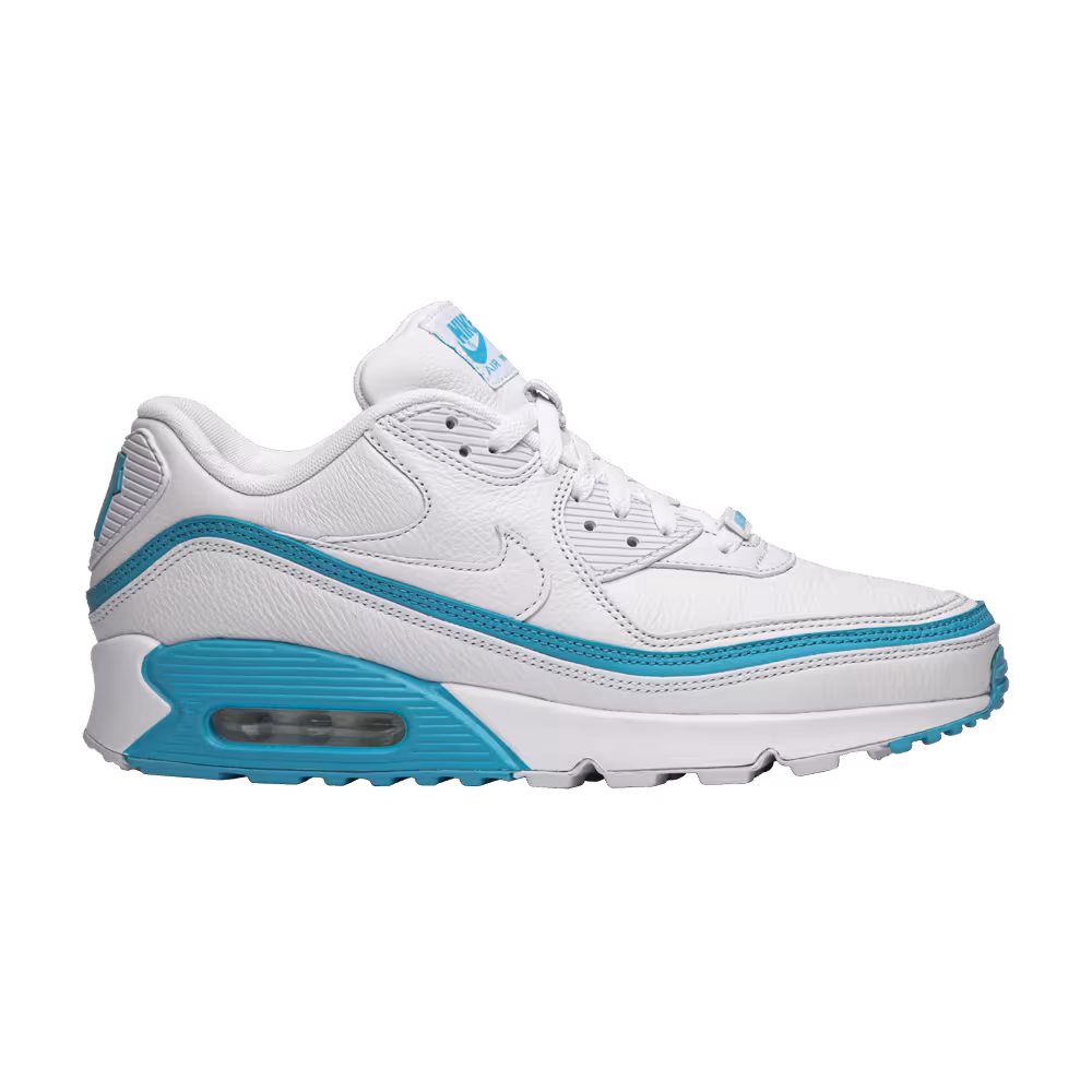 Undefeated x Nike Air Max 90 White Blue Fury