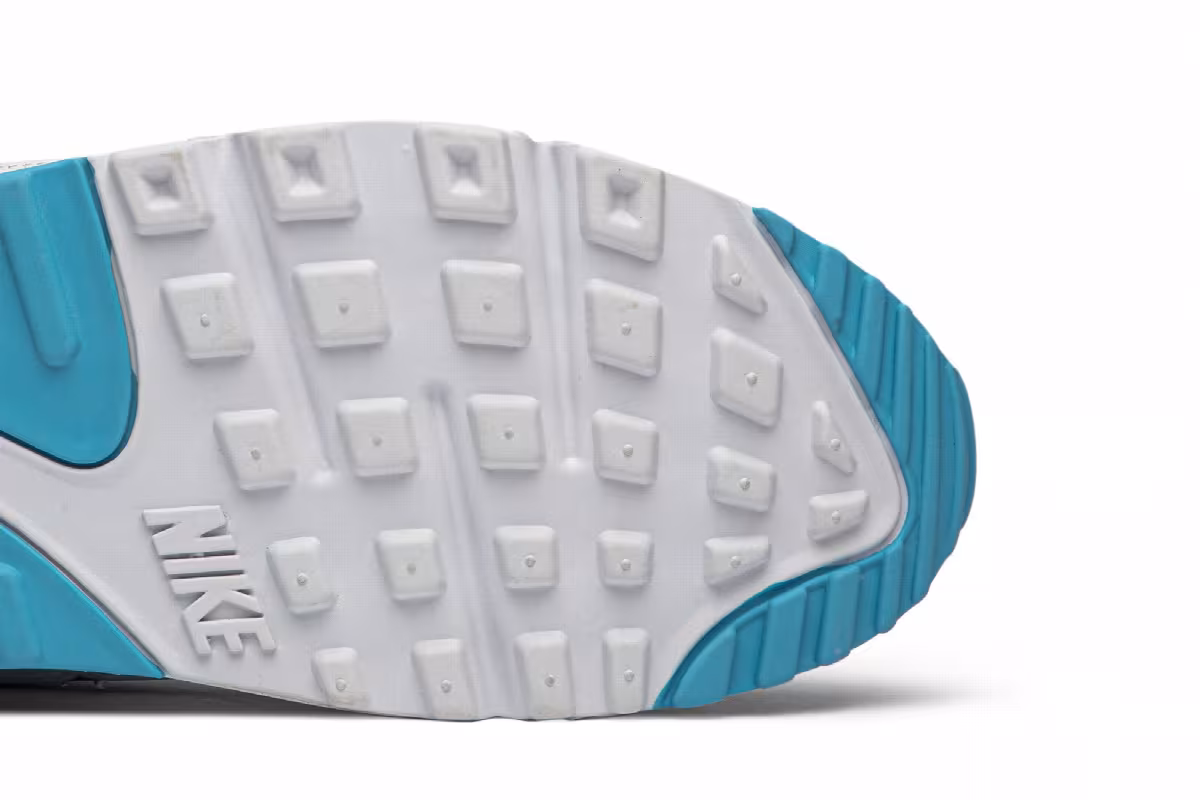 Undefeated x Nike Air Max 90 White Blue Fury, view 6