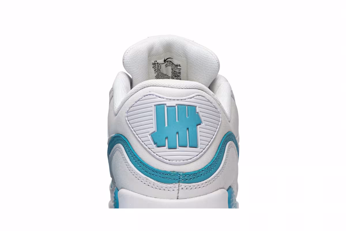 Undefeated x Nike Air Max 90 White Blue Fury, view 8