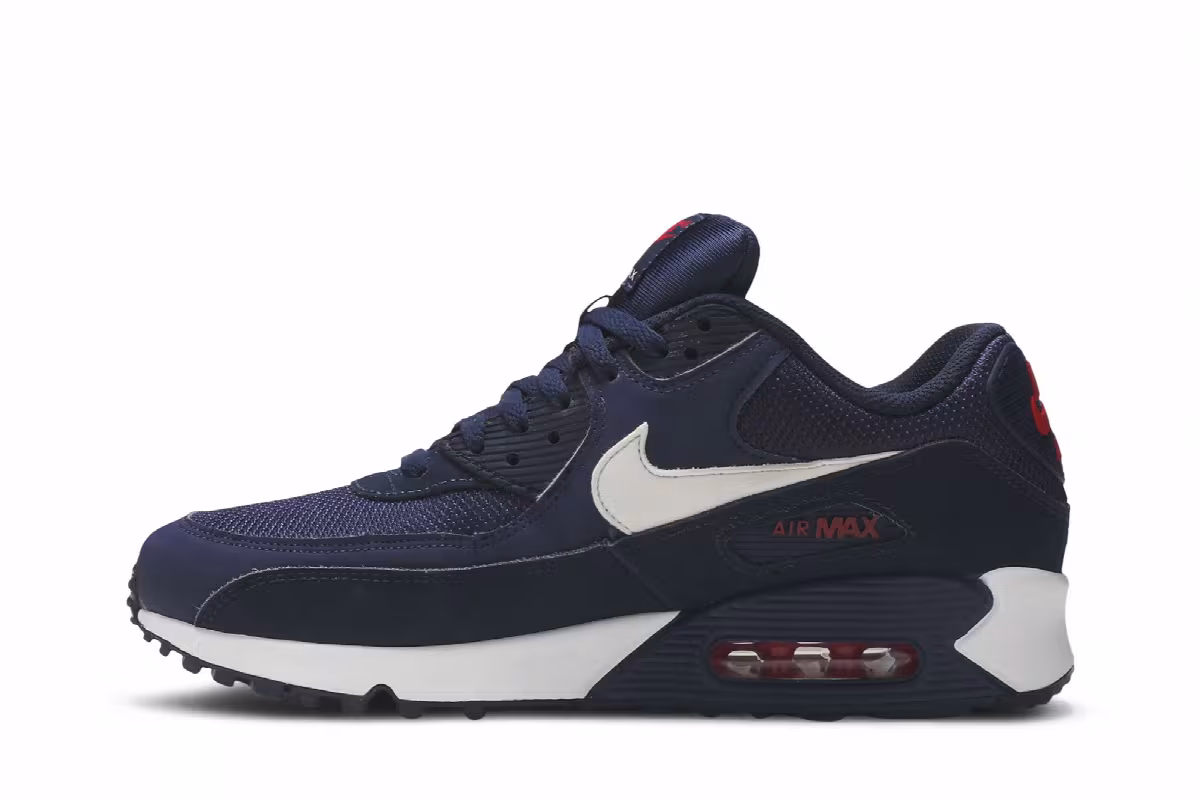 Nike Air Max 90 Essential Midnight Navy, view 4