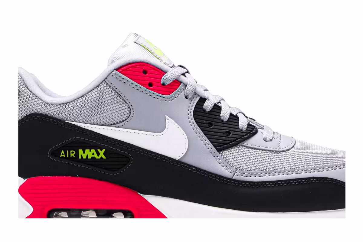 Nike Air Max 90 Essential Wolf Grey Rush Pink, view 3