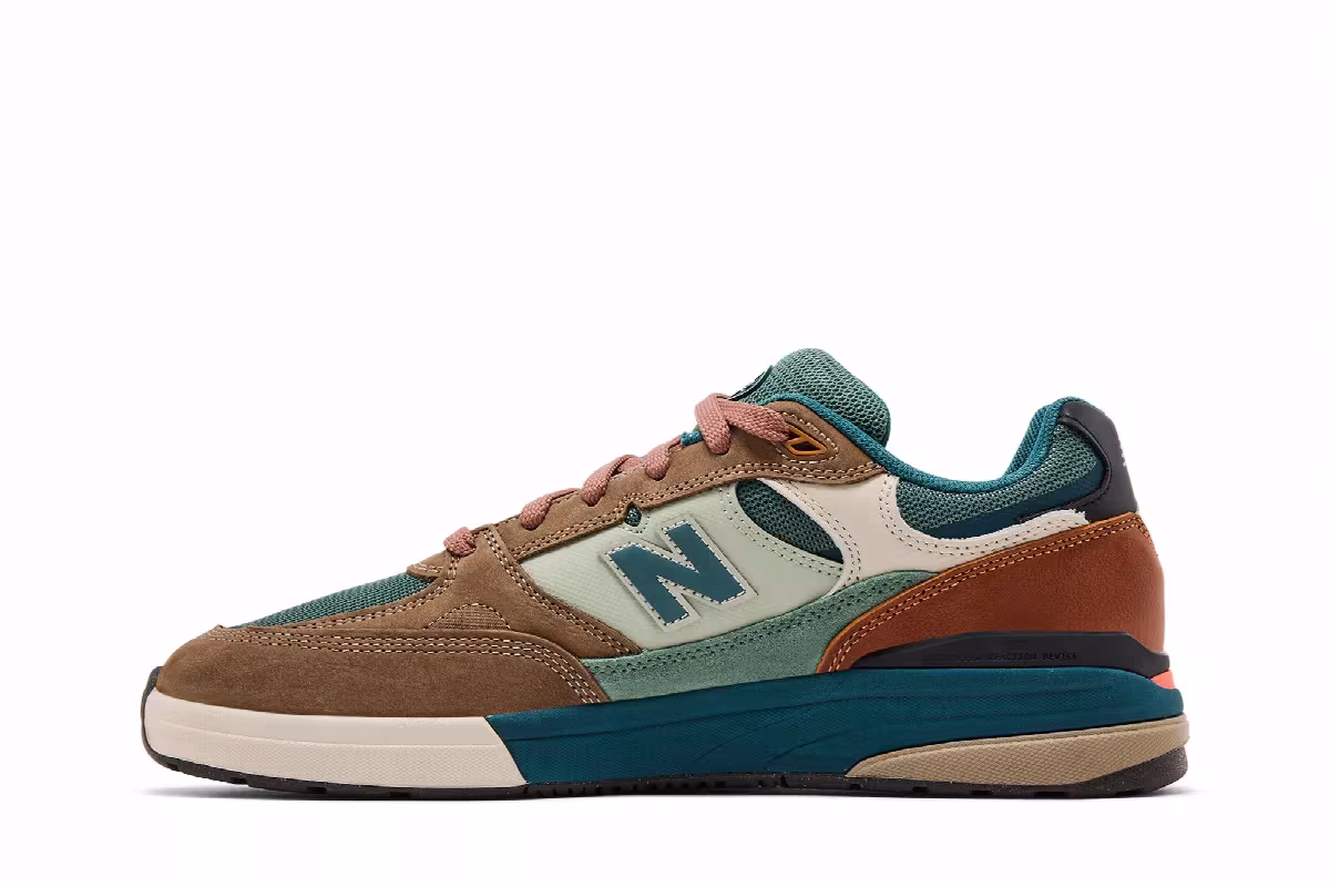 Andrew Reynolds x New Balance Numeric 933 Mushroom New Spruce, view 4