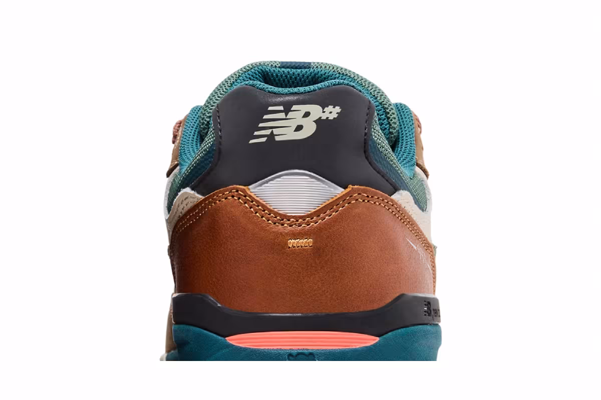 Andrew Reynolds x New Balance Numeric 933 Mushroom New Spruce, view 8