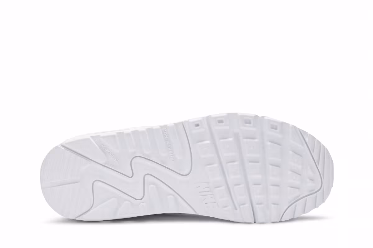 Nike Air Max 90 Leather GS White, view 5