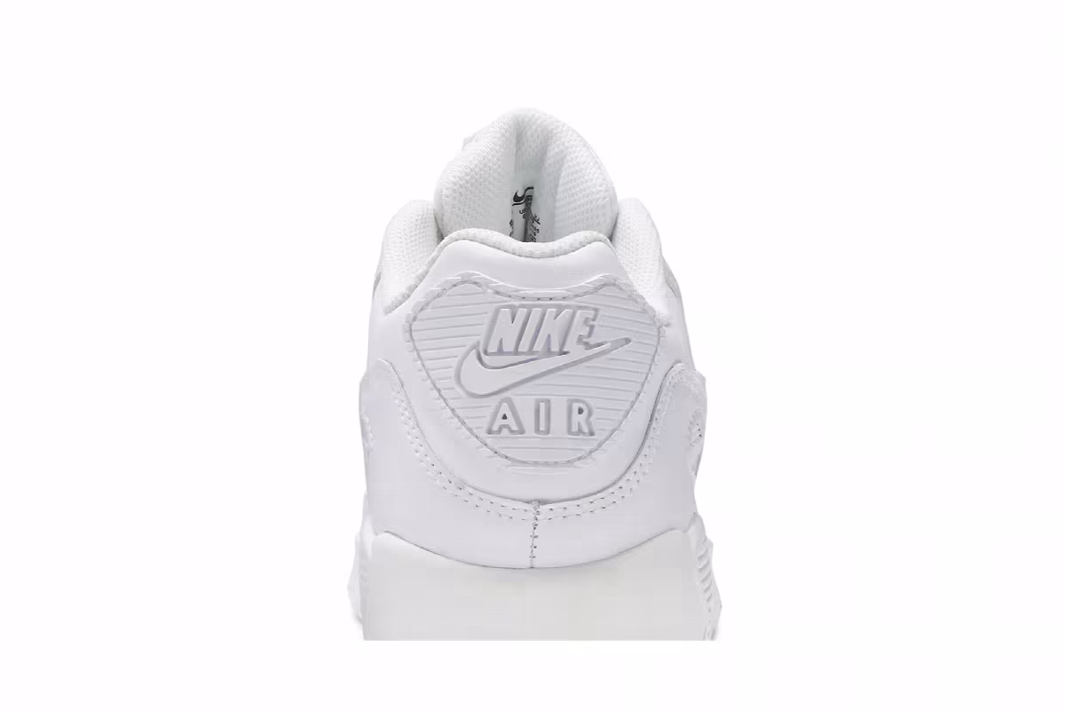 Nike Air Max 90 Leather GS White, view 8