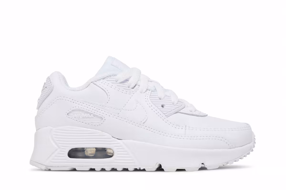 Nike Air Max 90 PS Triple White, view 2