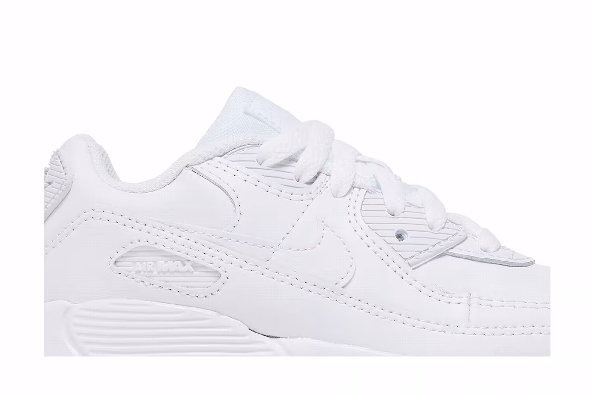 Nike Air Max 90 PS Triple White, view 3