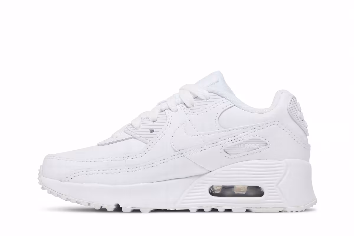 Nike Air Max 90 PS Triple White, view 4