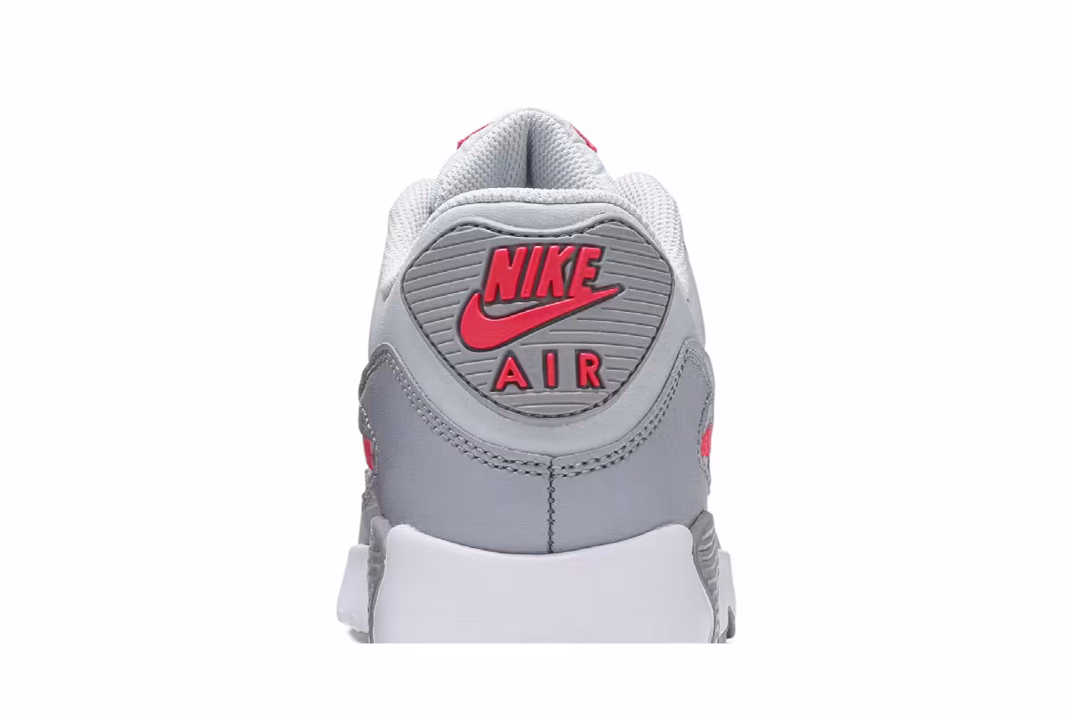 Nike Air Max 90 Leather GS Platinum Grey, view 8