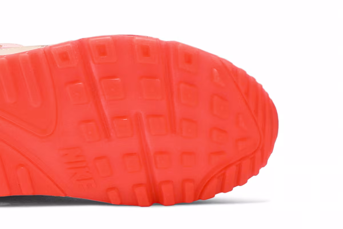 Nike Women's Air Max 90 Platinum Crimson, view 6