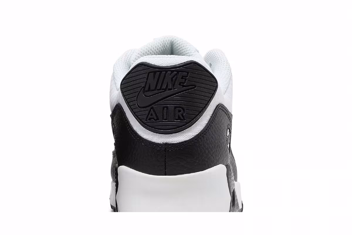 Nike Women's Air Max 90 White Black, view 8
