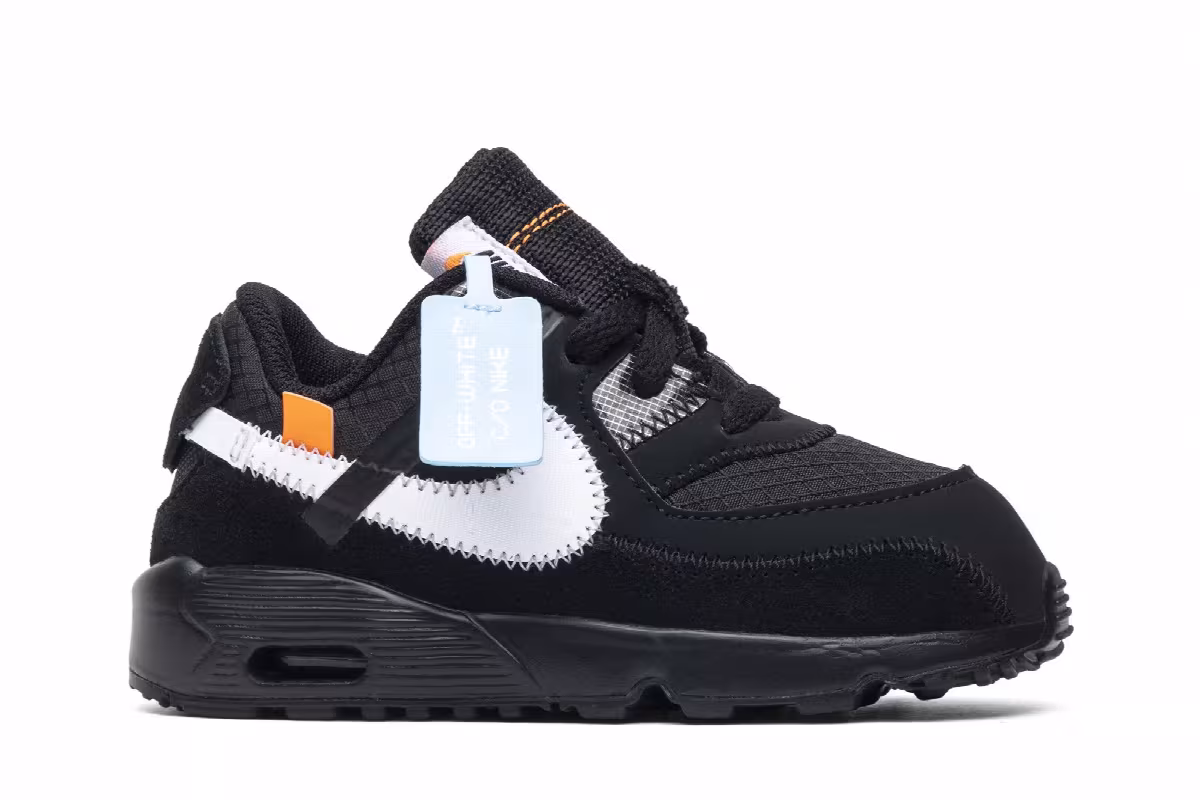 Off-White x Nike Air Max 90 TD Black, view 2