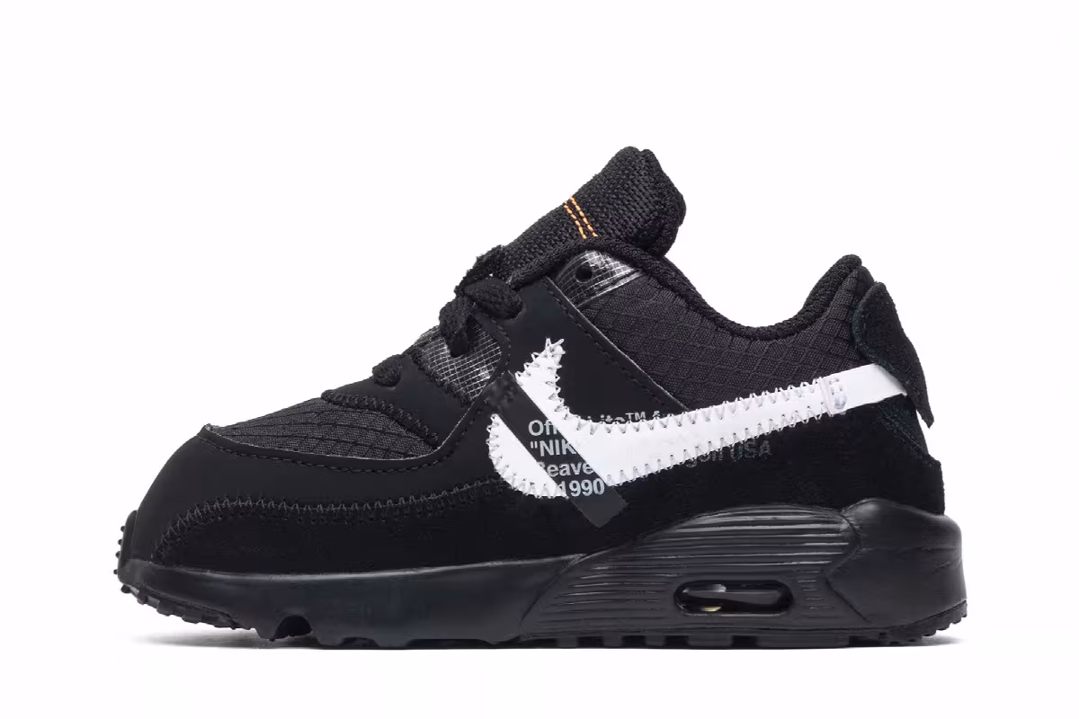 Off-White x Nike Air Max 90 TD Black, view 4