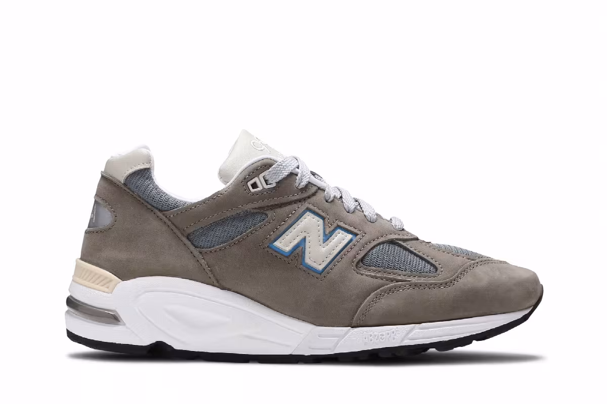 New Balance 990v2 Made in USA Steel Blue, view 2
