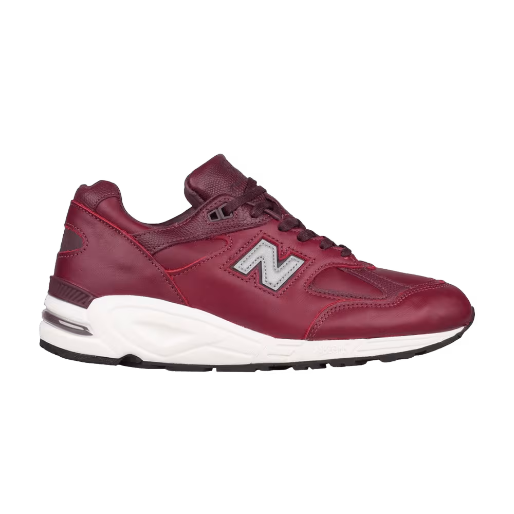 Horween Leather Co. x New Balance 990v2 Made in USA Burgundy