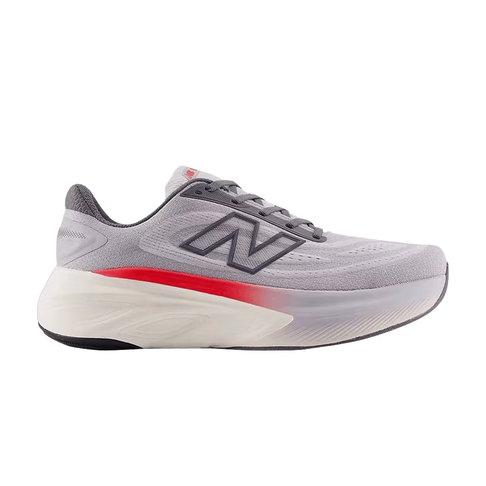 New Balance Fresh Foam X More V6 2E Wide Grey Matter True Red