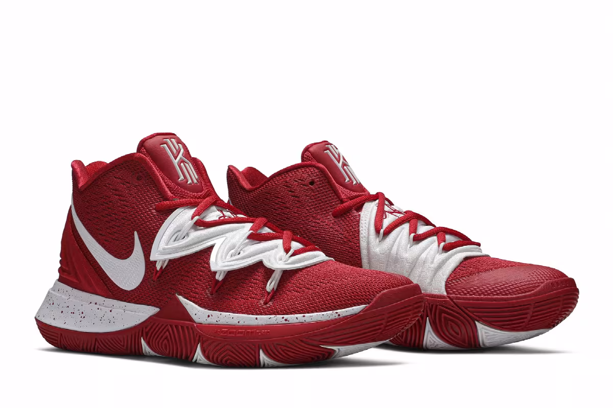 Nike Kyrie 5 TB University Red, view 9