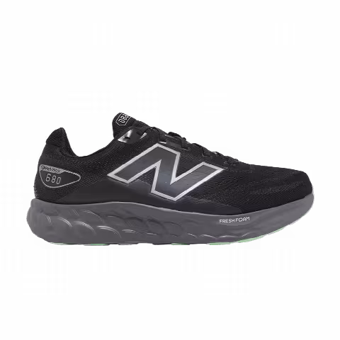 New Balance Fresh Foam 680 V8 2E Wide 'Black Castlerock Lab Green'