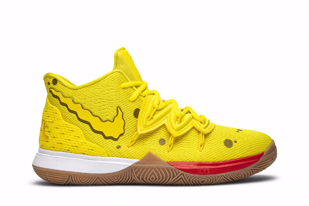 SpongeBob SquarePants x Nike Kyrie 5 GS SpongeBob, view 2